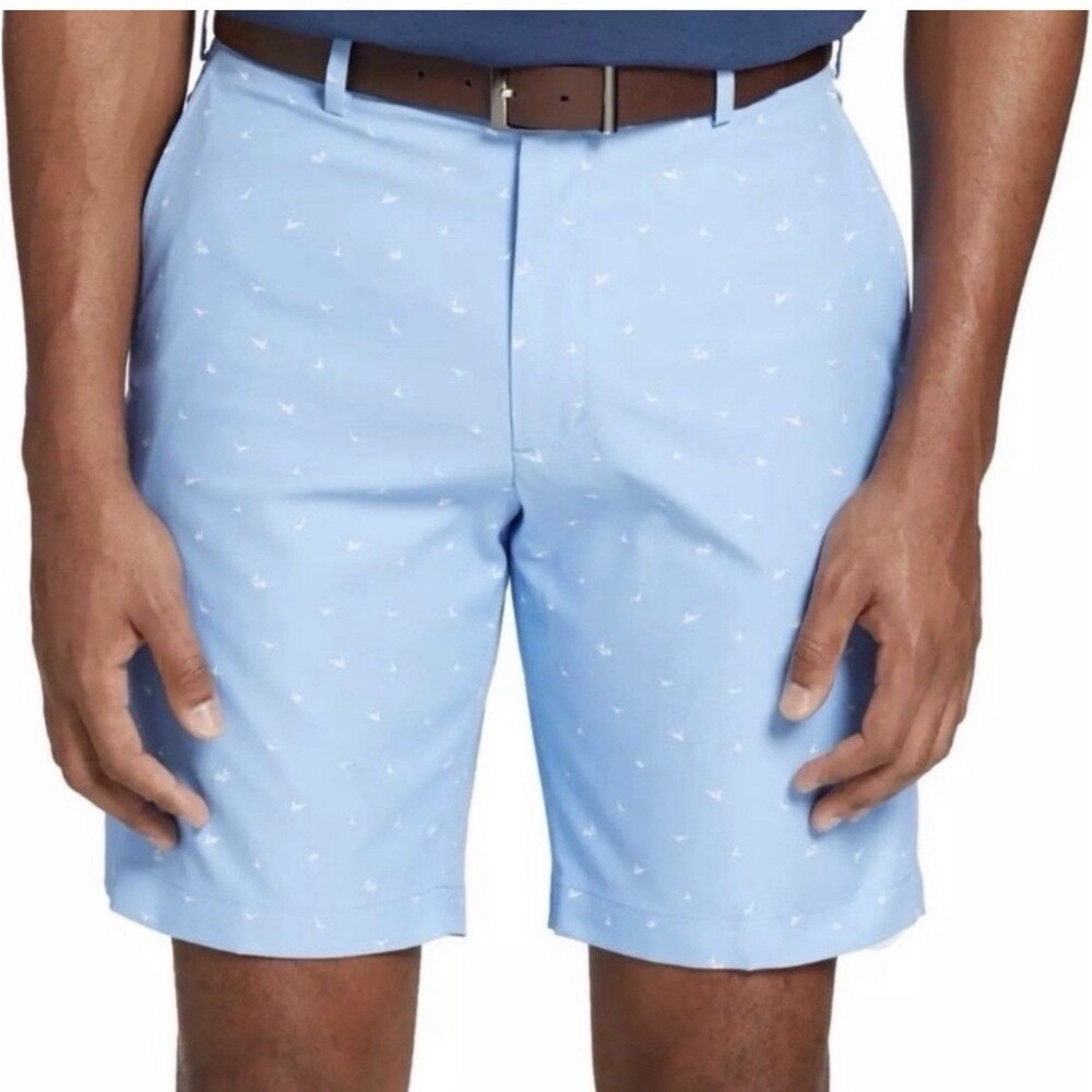 Walter Hagan P11 Birdie Print Golf Shorts Daybreak Blue Size 40 NWT** See Pics